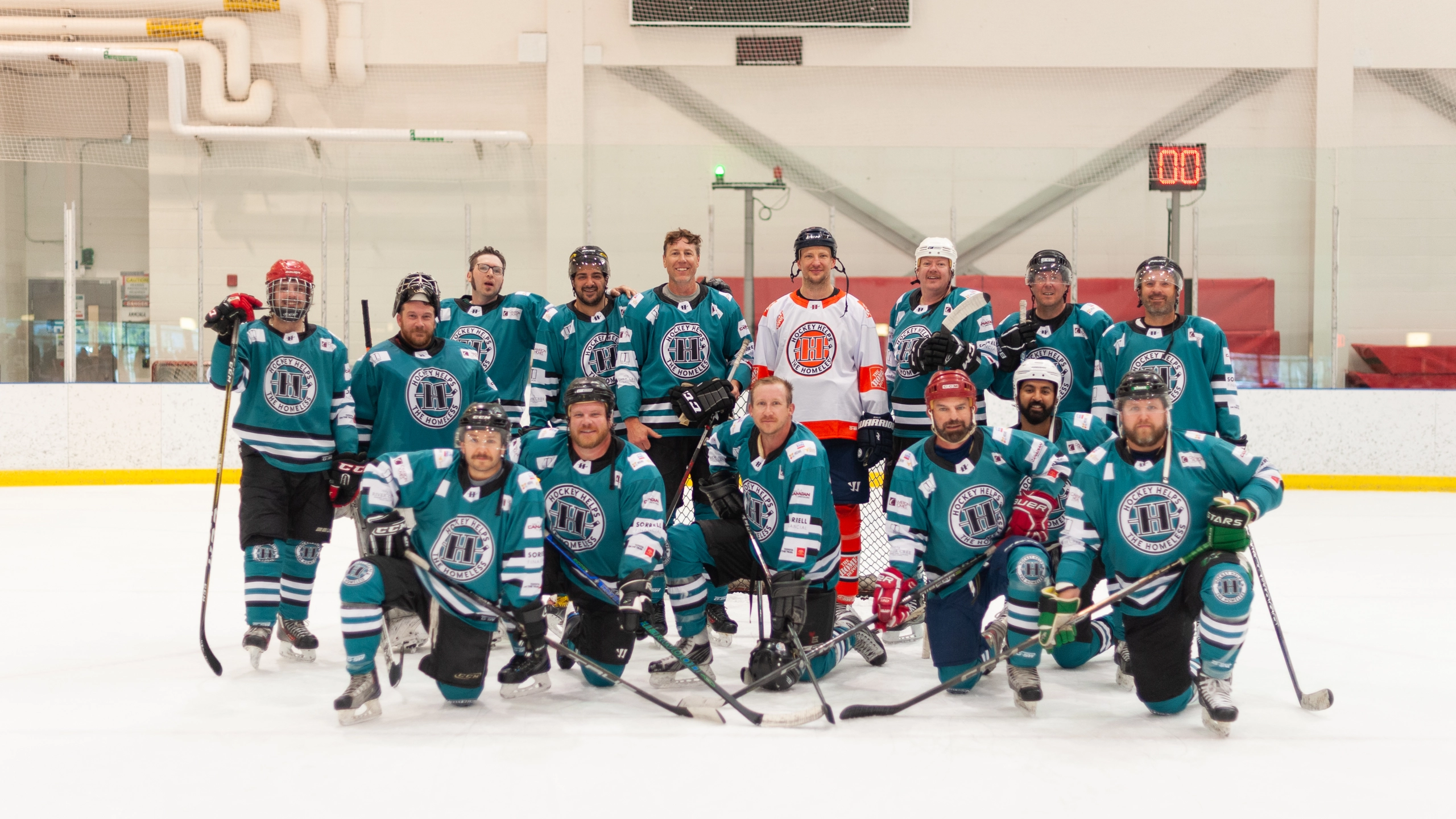 HOCKEY HELPS THE HOMELESS EDMONTON