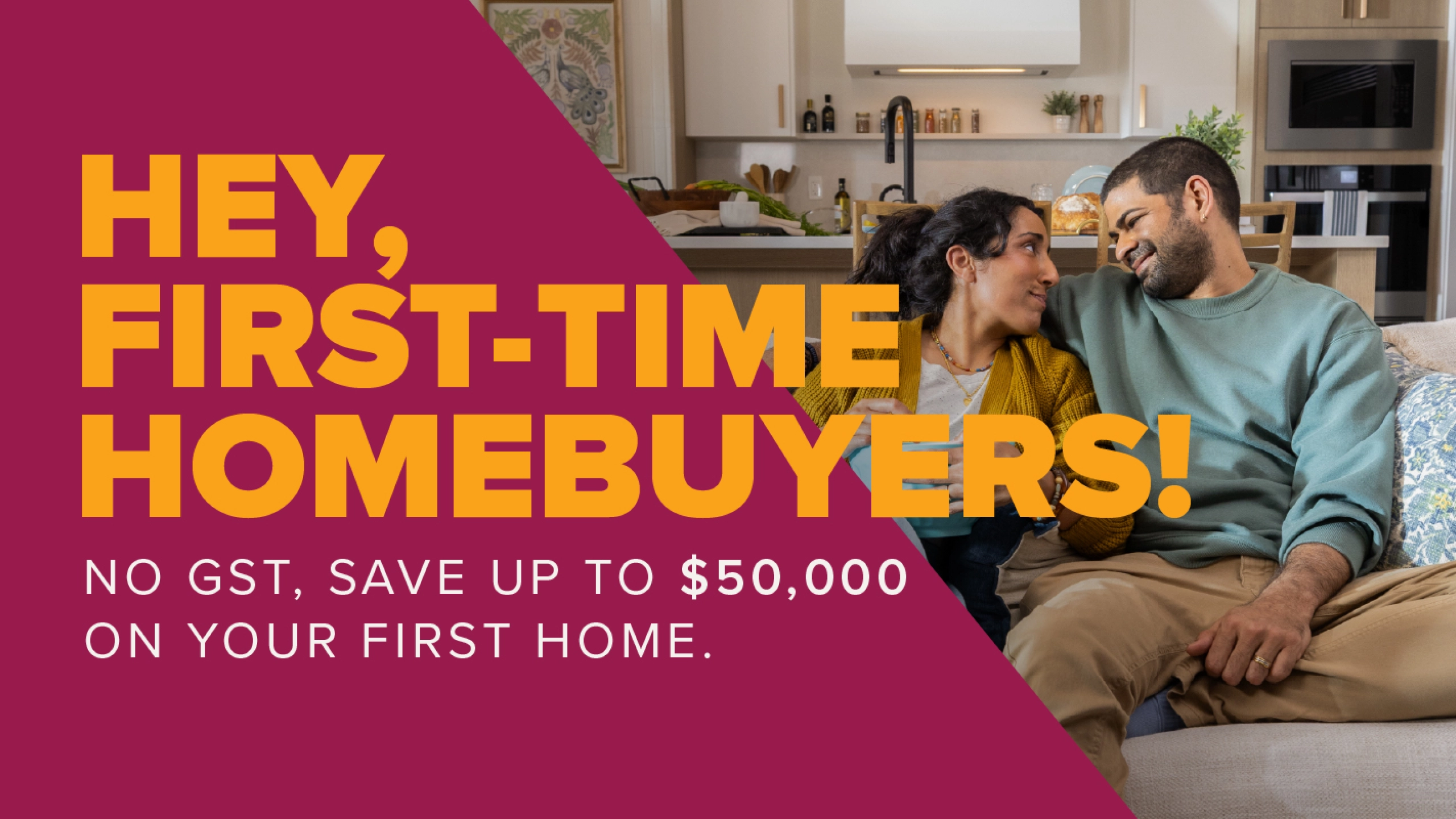 no gst on newly built homes for first-time homebuyers